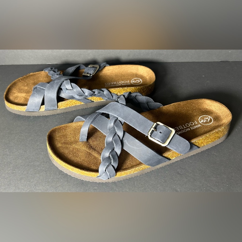 White Mountain - Women's Navy Sandals - Size 9 - Picture 3 of 9
